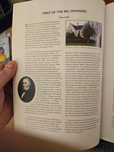 The Twin Churchs Of Wexford Book. First Edition Large Volume Hardback In Good Condition.  See Photos For Same.