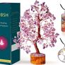 Rose Quartz Crystal - Crystals and Gemstones - Healing Crystals - Bonsai Tree - Money Tree - Tree of Life - Home Decor Accessories - Meditation Accessories (FREE POSTAGE) Image 6