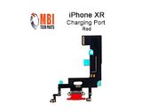 iPhone XR 6.1 Replacement Charging Port Dock Connector Flex Cable Mic Red