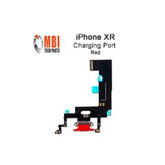 iPhone XR 6.1 Replacement Charging Port Dock Connector Flex Cable Mic Red