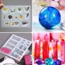 133 Pcs Resin Casting Molds and Tools Set, Jewelry Craft Moulds, Daohexi DIY Silicone Epoxy Resin Mold, for Resin Jewelry and Craft, Resin Craft Making Kit (FREE POSTAGE) Image 3