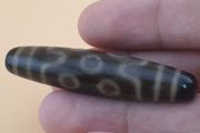 Vintage Himalayan Tibetan 7 Eyes Agate Dzi Bead Amulet