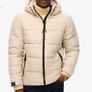 As new SUPERDRY Beige  Hooded Sports Puffer Jacket Image 10