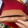 dune brown or tan crossbody bag. Good condition. Image 6