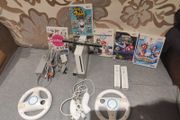 Wii bundle with Mario Kart, Wii Party, Mario Galaxy