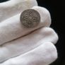 1758 Silver Sixpence Coin Image 2