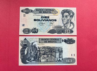 Bolivia  10 Bolivianos  2015  ( Uncirculated ). Pick 243 .