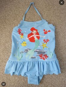 Disney princess Ariel little mermaid Swimsuit with Sun Safe UPF50+