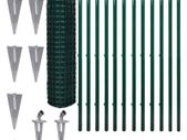 Euro Fence Steel 25x1.5 m Green