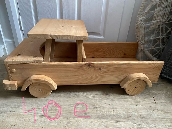 Large wooden car