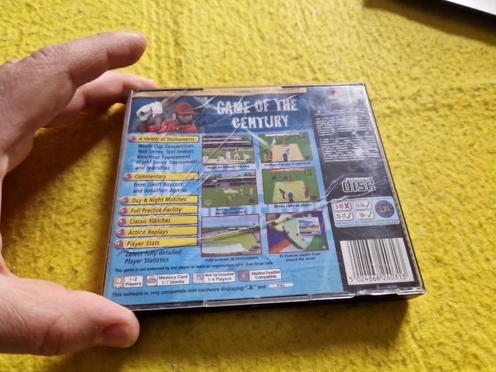 Brian Lara Cricket PlayStation1 Ps1 PlayStation2 Ps2 Games Original
