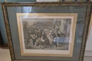 Antique Coloured Engraving