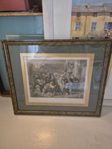 Antique Coloured Engraving