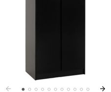 Malvern 2 door black wardrobe brand new in box reduced