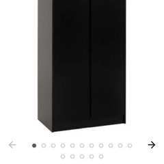 Malvern 2 door black wardrobe brand new in box reduced