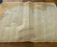 Vintage Sailing Chart English Channel