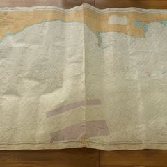 Vintage Sailing Chart English Channel