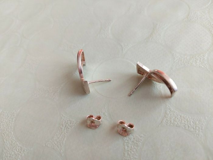 silver earrings