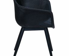 Orte Urban Terrace Chair Black Polypropylene Armchair