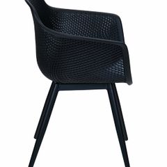 Orte Urban Terrace Chair Black Polypropylene Armchair