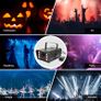 Smoke Machine,softeen Fog Machine with 6 Led Lights and 2 Wireless Remotes,Adjustable Colors and Lighting Modes,Supports Separate or Combination Operation of Fog and Lights,For Halloween, Christmas Image 2