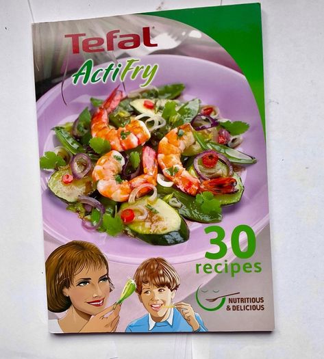 tefal actifry 30 recipes cookbook recipe guide booklet