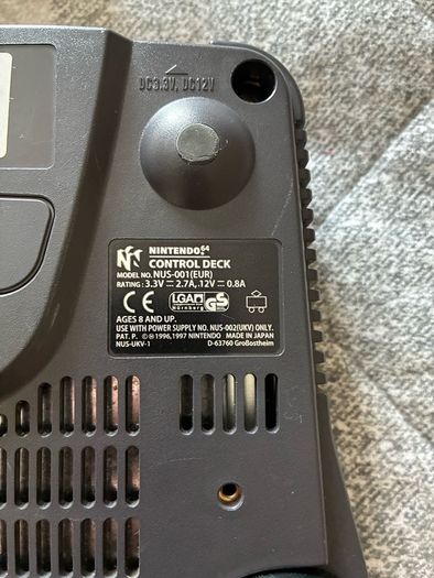 N64 Console + Copy of Goldeneye