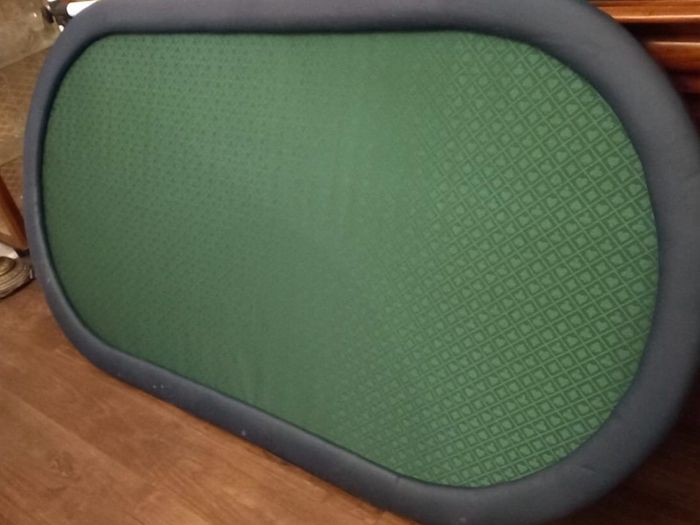 Poker tables used good with folding legs