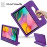 For Samsung Galaxy Tab A 8.0" 2019 Kids Case Shockproof Cover With Stand Purple Image 2
