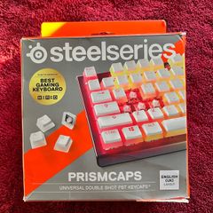 Steelseries Prismcaps Double PBT Keycaps White