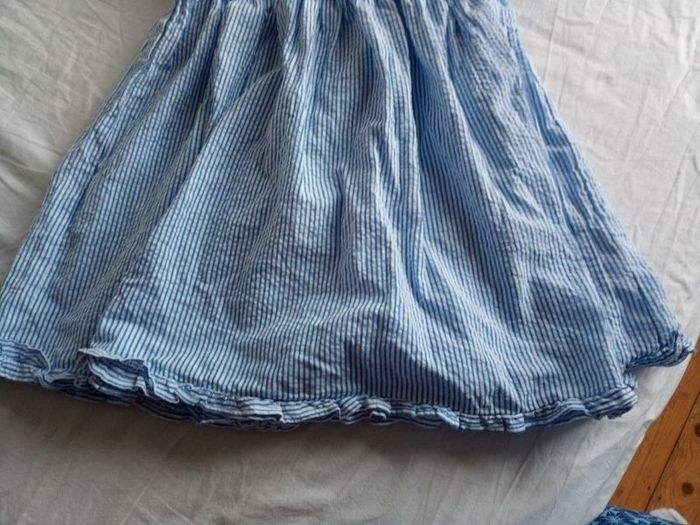 Next pretty blue and white stripped dress