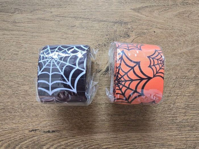 Halloween ribbon - spiderweb