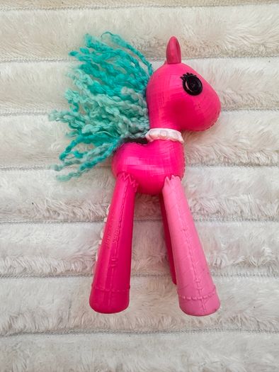 Lalaloopsy Ponies Pinkpetal approx. 12 cm. Used Please see photos