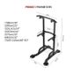 Indoor Pull Up Bar Adjustable Horizontal Bars Multifunction Workout Pull Up Station Power Tower Home Gym Fitness Equipment 150kg Image 6