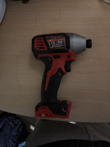 Milwaukee impact driver and combi drill set
