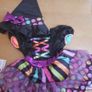 Child Girls Miss Matched Witch Fancy Dress Halloween Image 6