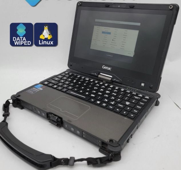 Getac V110 G2 Toughbook Touchscreen Rugged Laptop/Tablet Intel i5-5200U 8GB RAM 128GB SSD Linux