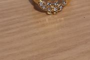 Gold plated dollor sign ring