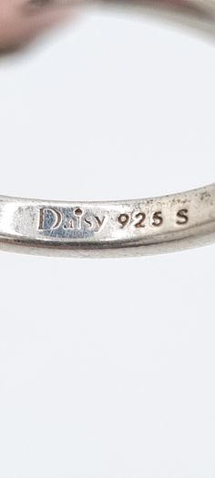 Vintage Collectable Daisy London Diamond And Enamel Silver Frog Ring