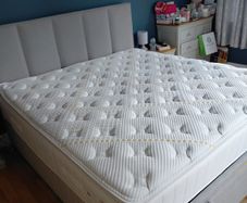 Super king storage bed and mattress