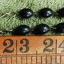 Vintage Rosary with Black Beads and Cross Image 9