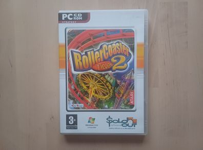 RollerCoaster Tycoon 2 PC CDROM Video Game Vintage