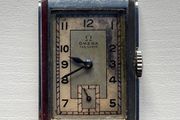 Omega Art Deco Curved Tank (cal.T17) from approximately 1939