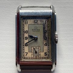 Omega Art Deco Curved Tank (cal.T17) from approximately 1939