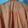 100% Cotton Oversized Orange Shirt - January Clearance Image 2