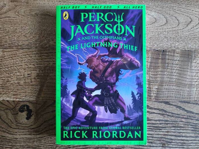 Percy Jackson and the Lightning Thief (Book 1) by Rick Riordan , Age 9+