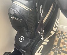 Golf clubs and Ping Bag
