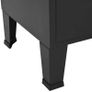 Bookshelf Industrial Black 90x40x180 cm Steel Image 3