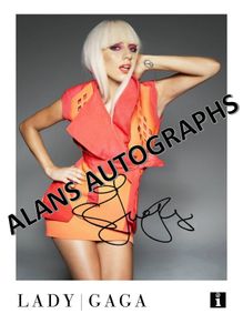 Lady Gaga Autograph