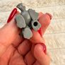 Hasbro Grey Schnauzer Littlest Pet Shop Dog 1393 approx. 5 cm. Used Please see photos Image 9